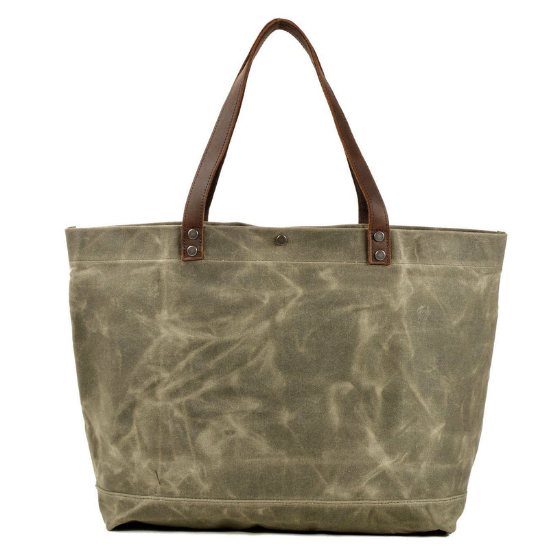 wax canvas bag