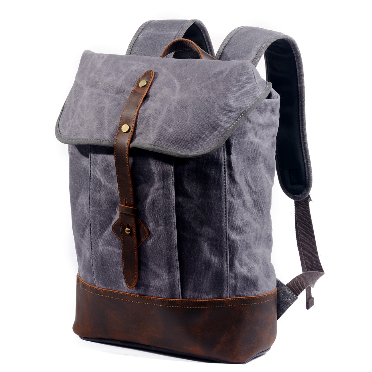 waxed backpack