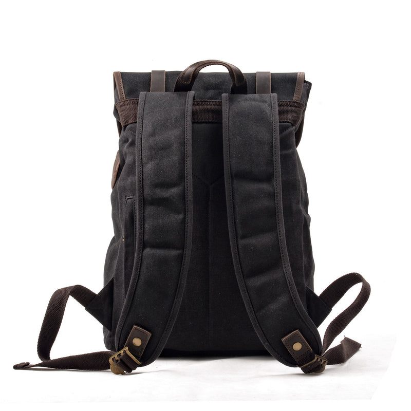 waxed canvas bushcraft backpack