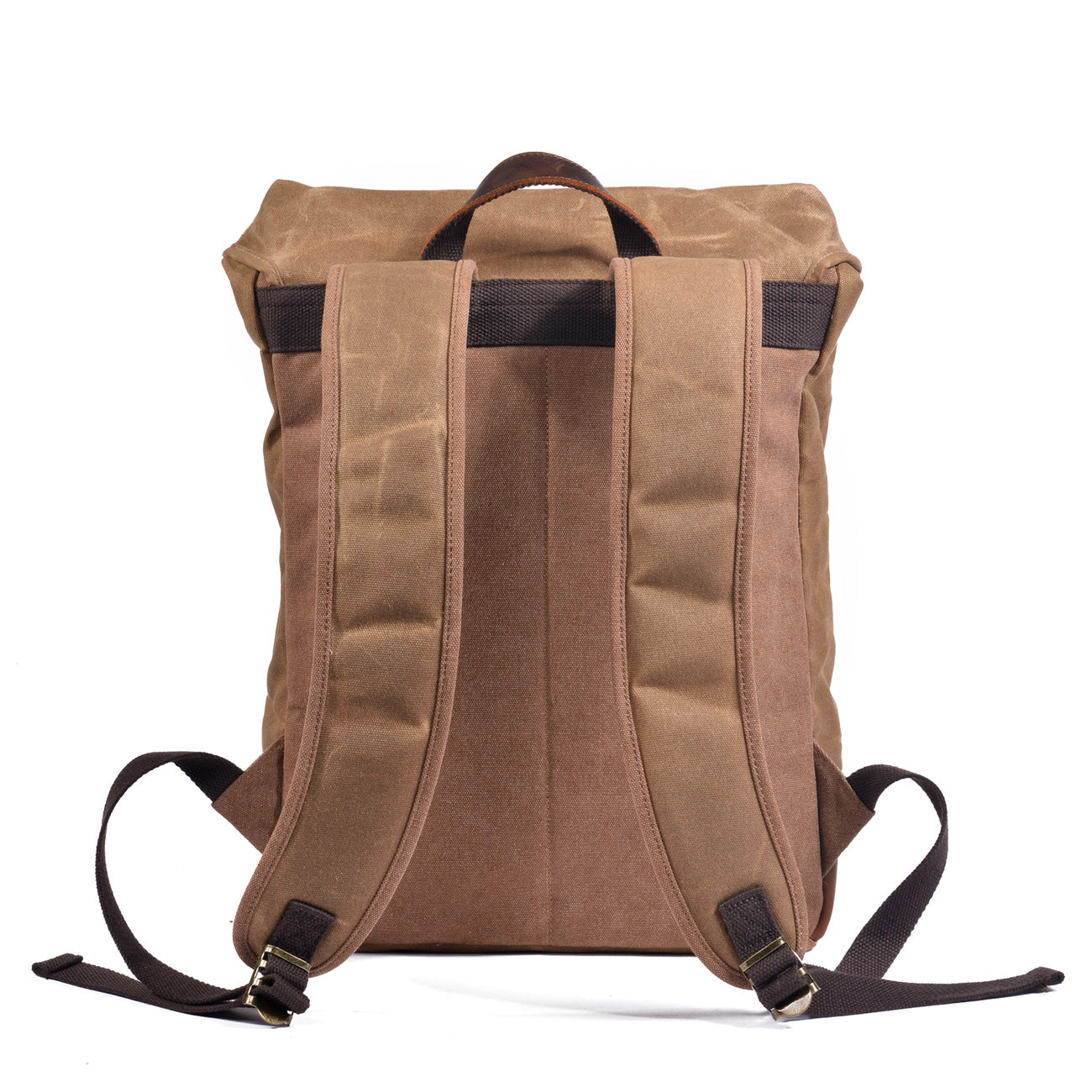 waxed canvas laptop backpack