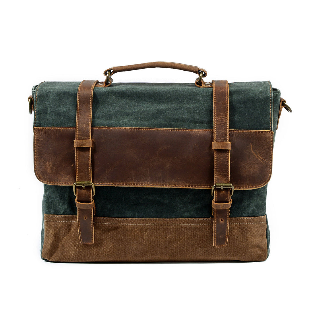 Mens canvas messenger bag laptop online