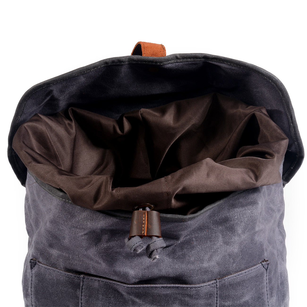 waxed canvas rucksack