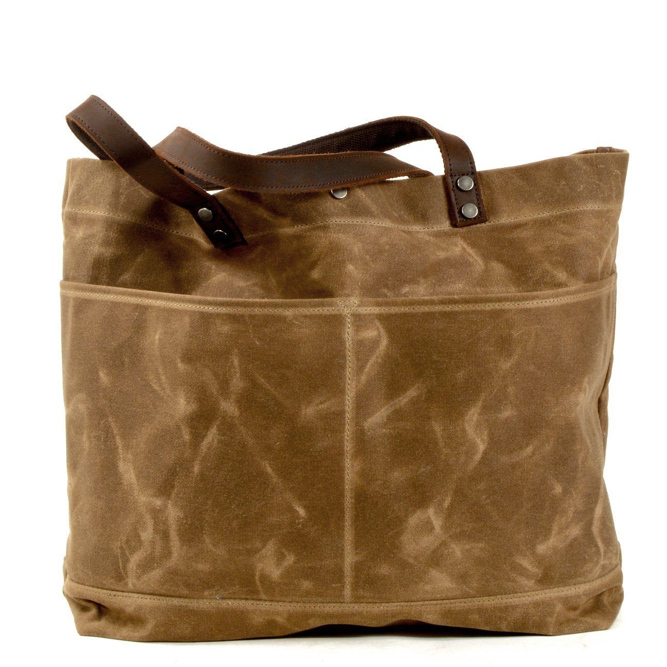Meanwhile Camouflage Wax Canvas Hand Tote & Crossbody | Made in USA