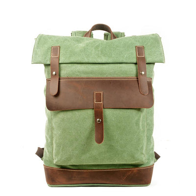waxed cotton backpack
