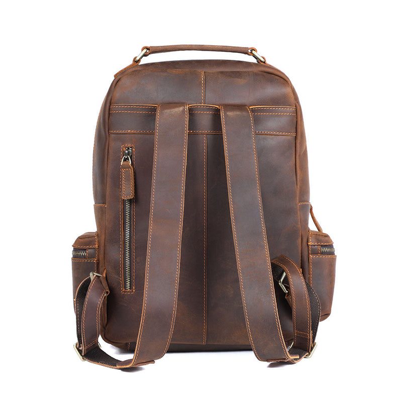 women leather back pack