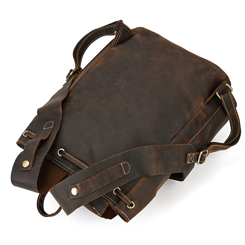 women leather back pack