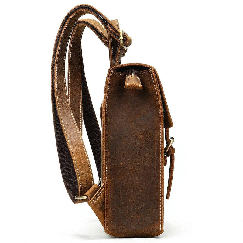 women leather rucksack