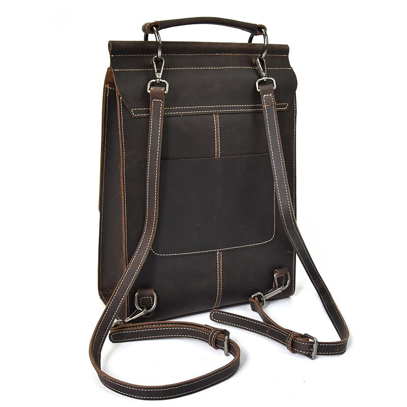 womens leather rucksack