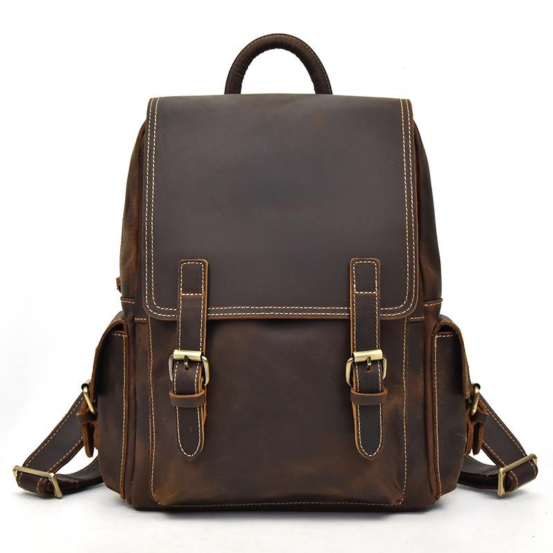 cheap leather backpack womens Women's Leather Rucksack - Fashion Ladies Backpack
