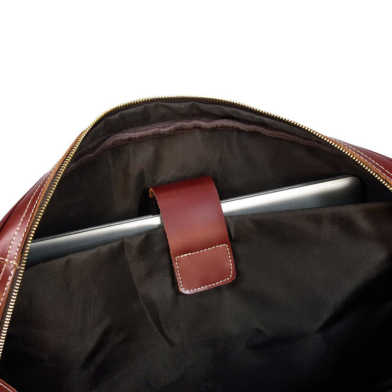 womens leather weekend travel bag