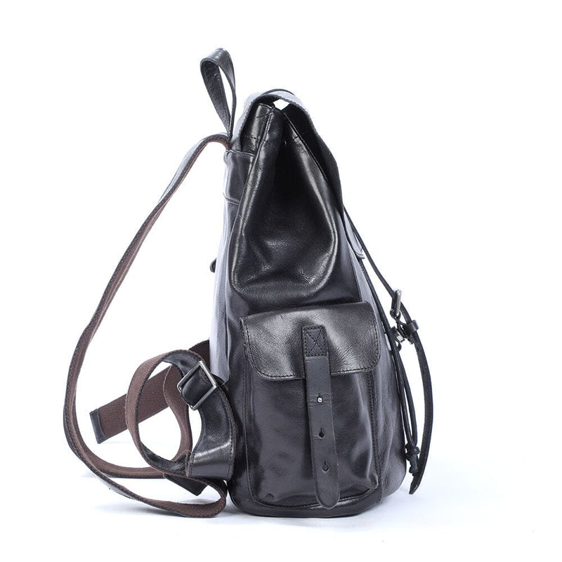 sac à dos cuir noir femme